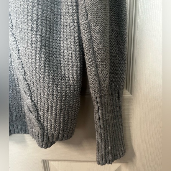 Grey Cowl Neck Sweater - Picture 4 of 5